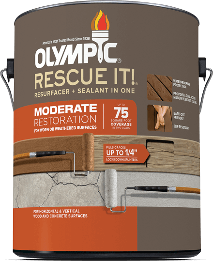RESCUE IT!® Moderate Resurfacer + Sealant in One